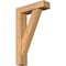 Ekena Millwork Traditional Block Smooth Bracket w/ Offset Brace, Western Red Cedar, 5 1/2"W x 20"D x 32"H BKT0604X20X32TRA05SWR - alternate 1